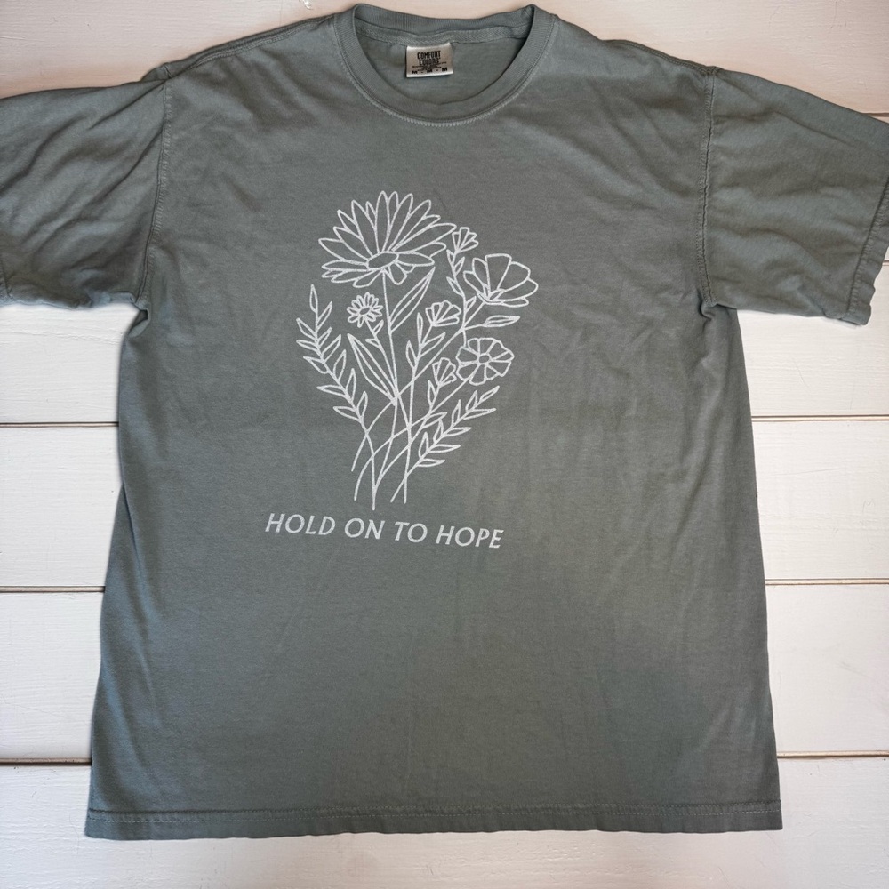 Comfort Colors Sage Green Graphic Tee
